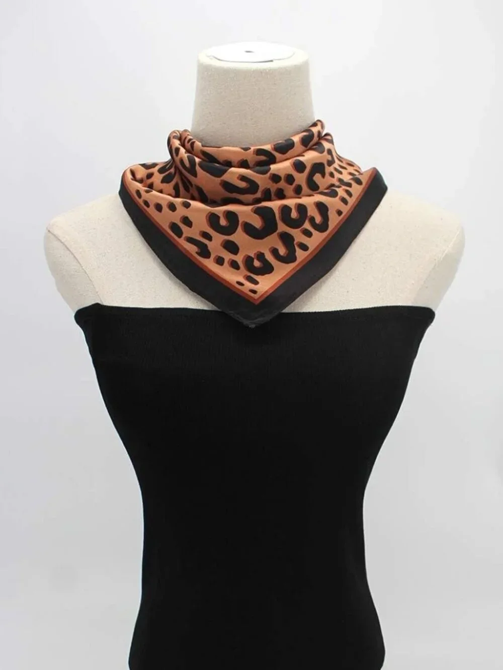Women's Mulberry Square Scarf for Hair Digital Printed Headscarf Silk